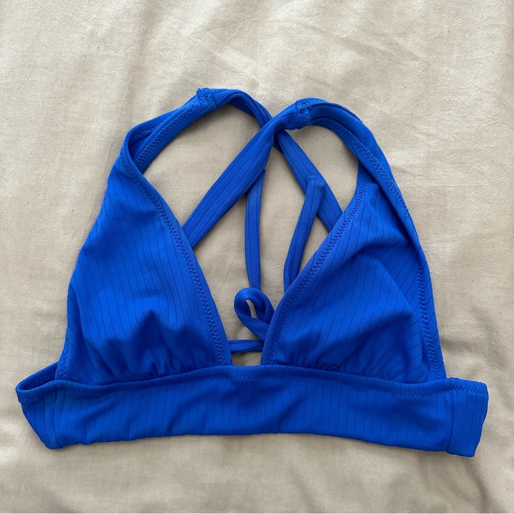 Blue bikini